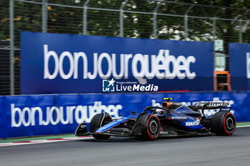 2024-06-08 - 02 SARGEANT Logan (usa), Williams Racing FW46, action during the Formula 1 AWS Grand Prix du Canada 2024, 9th round of the 2024 Formula One World Championship from June 07 to 09, 2024 on the Circuit Gilles Villeneuve, in Montréal, Canada - F1 - CANADIAN GRAND PRIX 2024 - FORMULA 1 - MOTORS