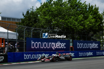 2024-06-08 - 27 HULKENBERG Nico (ger), Haas F1 Team VF-24 Ferrari, action during the Formula 1 AWS Grand Prix du Canada 2024, 9th round of the 2024 Formula One World Championship from June 07 to 09, 2024 on the Circuit Gilles Villeneuve, in Montréal, Canada - F1 - CANADIAN GRAND PRIX 2024 - FORMULA 1 - MOTORS