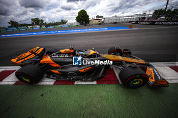 2024-06-08 - 81 PIASTRI Oscar (aus), McLaren F1 Team MCL38, action during the Formula 1 AWS Grand Prix du Canada 2024, 9th round of the 2024 Formula One World Championship from June 07 to 09, 2024 on the Circuit Gilles Villeneuve, in Montréal, Canada - F1 - CANADIAN GRAND PRIX 2024 - FORMULA 1 - MOTORS