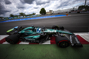 2024-06-08 - 18 STROLL Lance (can), Aston Martin F1 Team AMR24, action during the Formula 1 AWS Grand Prix du Canada 2024, 9th round of the 2024 Formula One World Championship from June 07 to 09, 2024 on the Circuit Gilles Villeneuve, in Montréal, Canada - F1 - CANADIAN GRAND PRIX 2024 - FORMULA 1 - MOTORS