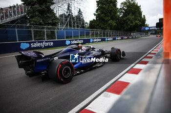 2024-06-08 - 02 SARGEANT Logan (usa), Williams Racing FW46, action during the Formula 1 AWS Grand Prix du Canada 2024, 9th round of the 2024 Formula One World Championship from June 07 to 09, 2024 on the Circuit Gilles Villeneuve, in Montréal, Canada - F1 - CANADIAN GRAND PRIX 2024 - FORMULA 1 - MOTORS