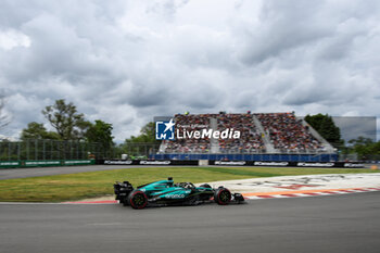 2024-06-08 - 18 STROLL Lance (can), Aston Martin F1 Team AMR24, action during the Formula 1 AWS Grand Prix du Canada 2024, 9th round of the 2024 Formula One World Championship from June 07 to 09, 2024 on the Circuit Gilles Villeneuve, in Montréal, Canada - F1 - CANADIAN GRAND PRIX 2024 - FORMULA 1 - MOTORS