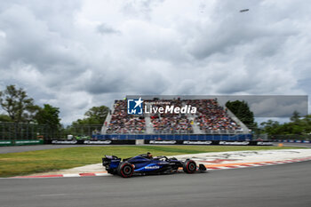 2024-06-08 - 02 SARGEANT Logan (usa), Williams Racing FW46, action during the Formula 1 AWS Grand Prix du Canada 2024, 9th round of the 2024 Formula One World Championship from June 07 to 09, 2024 on the Circuit Gilles Villeneuve, in Montréal, Canada - F1 - CANADIAN GRAND PRIX 2024 - FORMULA 1 - MOTORS