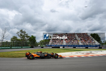 2024-06-08 - 04 NORRIS Lando (gbr), McLaren F1 Team MCL38, action during the Formula 1 AWS Grand Prix du Canada 2024, 9th round of the 2024 Formula One World Championship from June 07 to 09, 2024 on the Circuit Gilles Villeneuve, in Montréal, Canada - F1 - CANADIAN GRAND PRIX 2024 - FORMULA 1 - MOTORS