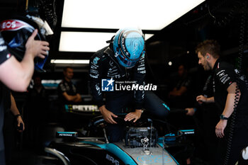 2024-06-08 - RUSSELL George (gbr), Mercedes AMG F1 Team W15, portrait during the Formula 1 AWS Grand Prix du Canada 2024, 9th round of the 2024 Formula One World Championship from June 07 to 09, 2024 on the Circuit Gilles Villeneuve, in Montréal, Canada - F1 - CANADIAN GRAND PRIX 2024 - FORMULA 1 - MOTORS