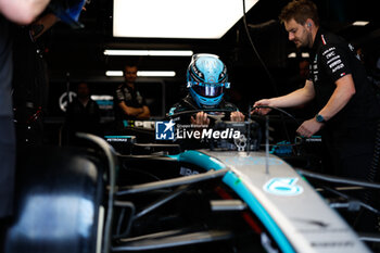 2024-06-08 - RUSSELL George (gbr), Mercedes AMG F1 Team W15, portrait during the Formula 1 AWS Grand Prix du Canada 2024, 9th round of the 2024 Formula One World Championship from June 07 to 09, 2024 on the Circuit Gilles Villeneuve, in Montréal, Canada - F1 - CANADIAN GRAND PRIX 2024 - FORMULA 1 - MOTORS