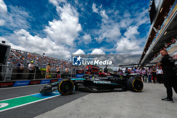 2024-06-08 - 44 HAMILTON Lewis (gbr), Mercedes AMG F1 Team W15, action during the Formula 1 AWS Grand Prix du Canada 2024, 9th round of the 2024 Formula One World Championship from June 07 to 09, 2024 on the Circuit Gilles Villeneuve, in Montréal, Canada - F1 - CANADIAN GRAND PRIX 2024 - FORMULA 1 - MOTORS