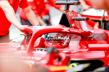 2024-06-08 - LECLERC Charles (mco), Scuderia Ferrari SF-24, portrait during the Formula 1 AWS Grand Prix du Canada 2024, 9th round of the 2024 Formula One World Championship from June 07 to 09, 2024 on the Circuit Gilles Villeneuve, in Montréal, Canada - F1 - CANADIAN GRAND PRIX 2024 - FORMULA 1 - MOTORS