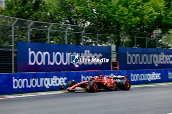 2024-06-08 - 16 LECLERC Charles (mco), Scuderia Ferrari SF-24, action during the Formula 1 AWS Grand Prix du Canada 2024, 9th round of the 2024 Formula One World Championship from June 07 to 09, 2024 on the Circuit Gilles Villeneuve, in Montréal, Canada - F1 - CANADIAN GRAND PRIX 2024 - FORMULA 1 - MOTORS