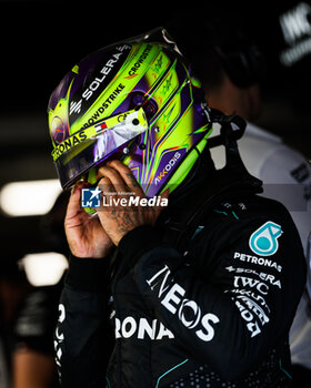 2024-06-08 - HAMILTON Lewis (gbr), Mercedes AMG F1 Team W15, portrait during the Formula 1 AWS Grand Prix du Canada 2024, 9th round of the 2024 Formula One World Championship from June 07 to 09, 2024 on the Circuit Gilles Villeneuve, in Montréal, Canada - F1 - CANADIAN GRAND PRIX 2024 - FORMULA 1 - MOTORS