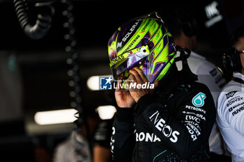 2024-06-08 - HAMILTON Lewis (gbr), Mercedes AMG F1 Team W15, portrait during the Formula 1 AWS Grand Prix du Canada 2024, 9th round of the 2024 Formula One World Championship from June 07 to 09, 2024 on the Circuit Gilles Villeneuve, in Montréal, Canada - F1 - CANADIAN GRAND PRIX 2024 - FORMULA 1 - MOTORS