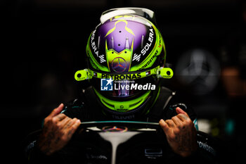 2024-06-08 - HAMILTON Lewis (gbr), Mercedes AMG F1 Team W15, portrait during the Formula 1 AWS Grand Prix du Canada 2024, 9th round of the 2024 Formula One World Championship from June 07 to 09, 2024 on the Circuit Gilles Villeneuve, in Montréal, Canada - F1 - CANADIAN GRAND PRIX 2024 - FORMULA 1 - MOTORS