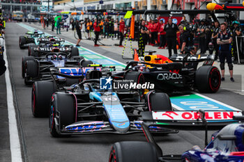 2024-06-08 - 10 GASLY Pierre (fra), Alpine F1 Team A524, action pitlane during the Formula 1 AWS Grand Prix du Canada 2024, 9th round of the 2024 Formula One World Championship from June 07 to 09, 2024 on the Circuit Gilles Villeneuve, in Montréal, Canada - F1 - CANADIAN GRAND PRIX 2024 - FORMULA 1 - MOTORS