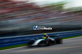 2024-06-08 - 44 HAMILTON Lewis (gbr), Mercedes AMG F1 Team W15, action during the Formula 1 AWS Grand Prix du Canada 2024, 9th round of the 2024 Formula One World Championship from June 07 to 09, 2024 on the Circuit Gilles Villeneuve, in Montréal, Canada - F1 - CANADIAN GRAND PRIX 2024 - FORMULA 1 - MOTORS