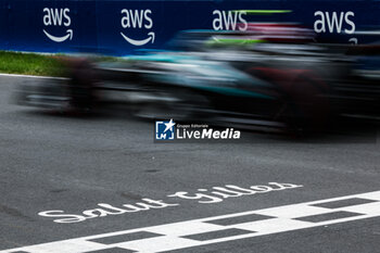 2024-06-08 - Tribute to Gilles Villeneuve: 44 HAMILTON Lewis (gbr), Mercedes AMG F1 Team W15, action during the Formula 1 AWS Grand Prix du Canada 2024, 9th round of the 2024 Formula One World Championship from June 07 to 09, 2024 on the Circuit Gilles Villeneuve, in Montréal, Canada - F1 - CANADIAN GRAND PRIX 2024 - FORMULA 1 - MOTORS