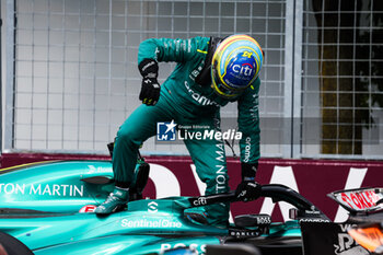 2024-06-08 - 14 ALONSO Fernando (spa), Aston Martin F1 Team AMR24, portrait during the Formula 1 AWS Grand Prix du Canada 2024, 9th round of the 2024 Formula One World Championship from June 07 to 09, 2024 on the Circuit Gilles Villeneuve, in Montréal, Canada - F1 - CANADIAN GRAND PRIX 2024 - FORMULA 1 - MOTORS