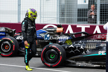 2024-06-08 - HAMILTON Lewis (gbr), Mercedes AMG F1 Team W15, portrait during the Formula 1 AWS Grand Prix du Canada 2024, 9th round of the 2024 Formula One World Championship from June 07 to 09, 2024 on the Circuit Gilles Villeneuve, in Montréal, Canada - F1 - CANADIAN GRAND PRIX 2024 - FORMULA 1 - MOTORS