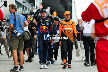 2024-06-08 - VERSTAPPEN Max (ned), Red Bull Racing RB20, NORRIS Lando (gbr), McLaren F1 Team MCL38, portrait during the Formula 1 AWS Grand Prix du Canada 2024, 9th round of the 2024 Formula One World Championship from June 07 to 09, 2024 on the Circuit Gilles Villeneuve, in Montréal, Canada - F1 - CANADIAN GRAND PRIX 2024 - FORMULA 1 - MOTORS