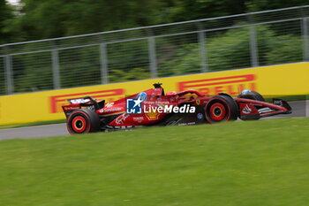 2024-06-08 - 16 LECLERC Charles (mco), Scuderia Ferrari SF-24, action during the Formula 1 AWS Grand Prix du Canada 2024, 9th round of the 2024 Formula One World Championship from June 07 to 09, 2024 on the Circuit Gilles Villeneuve, in Montréal, Canada - F1 - CANADIAN GRAND PRIX 2024 - FORMULA 1 - MOTORS