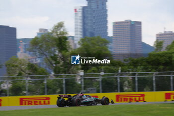 2024-06-08 - 63 RUSSELL George (gbr), Mercedes AMG F1 Team W15, action during the Formula 1 AWS Grand Prix du Canada 2024, 9th round of the 2024 Formula One World Championship from June 07 to 09, 2024 on the Circuit Gilles Villeneuve, in Montréal, Canada - F1 - CANADIAN GRAND PRIX 2024 - FORMULA 1 - MOTORS