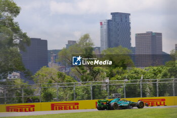 2024-06-08 - 18 STROLL Lance (can), Aston Martin F1 Team AMR24, action during the Formula 1 AWS Grand Prix du Canada 2024, 9th round of the 2024 Formula One World Championship from June 07 to 09, 2024 on the Circuit Gilles Villeneuve, in Montréal, Canada - F1 - CANADIAN GRAND PRIX 2024 - FORMULA 1 - MOTORS