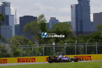 2024-06-08 - 03 RICCIARDO Daniel (aus), Visa Cash App RB F1 Team VCARB 01, action during the Formula 1 AWS Grand Prix du Canada 2024, 9th round of the 2024 Formula One World Championship from June 07 to 09, 2024 on the Circuit Gilles Villeneuve, in Montréal, Canada - F1 - CANADIAN GRAND PRIX 2024 - FORMULA 1 - MOTORS