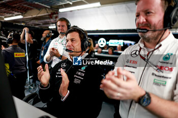 2024-06-08 - WOLFF Toto (aut), Team Principal & CEO of Mercedes AMG F1 Team, portrait Bradley Lord, Mercedes-Benz Motorsport Communications Director, portrait during the Formula 1 AWS Grand Prix du Canada 2024, 9th round of the 2024 Formula One World Championship from June 07 to 09, 2024 on the Circuit Gilles Villeneuve, in Montréal, Canada - F1 - CANADIAN GRAND PRIX 2024 - FORMULA 1 - MOTORS