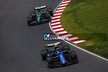 2024-06-08 - 14 ALONSO Fernando (spa), Aston Martin F1 Team AMR24, action during the Formula 1 AWS Grand Prix du Canada 2024, 9th round of the 2024 Formula One World Championship from June 07 to 09, 2024 on the Circuit Gilles Villeneuve, in Montréal, Canada - F1 - CANADIAN GRAND PRIX 2024 - FORMULA 1 - MOTORS