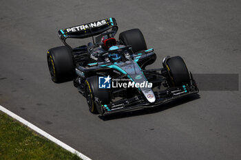 2024-06-08 - 63 RUSSELL George (gbr), Mercedes AMG F1 Team W15, action during the Formula 1 AWS Grand Prix du Canada 2024, 9th round of the 2024 Formula One World Championship from June 07 to 09, 2024 on the Circuit Gilles Villeneuve, in Montréal, Canada - F1 - CANADIAN GRAND PRIX 2024 - FORMULA 1 - MOTORS