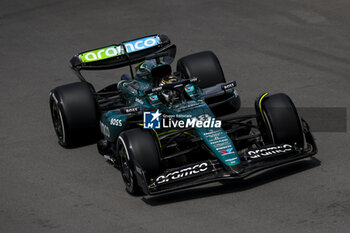 2024-06-08 - 18 STROLL Lance (can), Aston Martin F1 Team AMR24, action during the Formula 1 AWS Grand Prix du Canada 2024, 9th round of the 2024 Formula One World Championship from June 07 to 09, 2024 on the Circuit Gilles Villeneuve, in Montréal, Canada - F1 - CANADIAN GRAND PRIX 2024 - FORMULA 1 - MOTORS