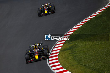 2024-06-08 - 11 PEREZ Sergio (mex), Red Bull Racing RB20, action and 01 VERSTAPPEN Max (nld), Red Bull Racing RB20, action during the Formula 1 AWS Grand Prix du Canada 2024, 9th round of the 2024 Formula One World Championship from June 07 to 09, 2024 on the Circuit Gilles Villeneuve, in Montréal, Canada - F1 - CANADIAN GRAND PRIX 2024 - FORMULA 1 - MOTORS