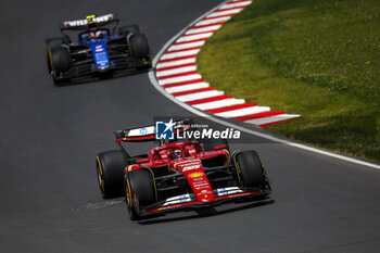 2024-06-08 - 55 SAINZ Carlos (spa), Scuderia Ferrari SF-24, action during the Formula 1 AWS Grand Prix du Canada 2024, 9th round of the 2024 Formula One World Championship from June 07 to 09, 2024 on the Circuit Gilles Villeneuve, in Montréal, Canada - F1 - CANADIAN GRAND PRIX 2024 - FORMULA 1 - MOTORS