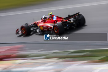 2024-06-08 - 55 SAINZ Carlos (spa), Scuderia Ferrari SF-24, action during the Formula 1 AWS Grand Prix du Canada 2024, 9th round of the 2024 Formula One World Championship from June 07 to 09, 2024 on the Circuit Gilles Villeneuve, in Montréal, Canada - F1 - CANADIAN GRAND PRIX 2024 - FORMULA 1 - MOTORS