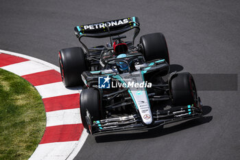 2024-06-08 - 63 RUSSELL George (gbr), Mercedes AMG F1 Team W15, action during the Formula 1 AWS Grand Prix du Canada 2024, 9th round of the 2024 Formula One World Championship from June 07 to 09, 2024 on the Circuit Gilles Villeneuve, in Montréal, Canada - F1 - CANADIAN GRAND PRIX 2024 - FORMULA 1 - MOTORS