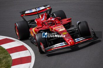 2024-06-08 - 16 LECLERC Charles (mco), Scuderia Ferrari SF-24, action during the Formula 1 AWS Grand Prix du Canada 2024, 9th round of the 2024 Formula One World Championship from June 07 to 09, 2024 on the Circuit Gilles Villeneuve, in Montréal, Canada - F1 - CANADIAN GRAND PRIX 2024 - FORMULA 1 - MOTORS