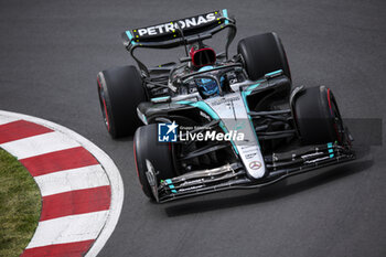 2024-06-08 - 63 RUSSELL George (gbr), Mercedes AMG F1 Team W15, action during the Formula 1 AWS Grand Prix du Canada 2024, 9th round of the 2024 Formula One World Championship from June 07 to 09, 2024 on the Circuit Gilles Villeneuve, in Montréal, Canada - F1 - CANADIAN GRAND PRIX 2024 - FORMULA 1 - MOTORS