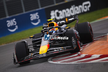 2024-06-08 - 11 PEREZ Sergio (mex), Red Bull Racing RB20, action during the Formula 1 AWS Grand Prix du Canada 2024, 9th round of the 2024 Formula One World Championship from June 07 to 09, 2024 on the Circuit Gilles Villeneuve, in Montréal, Canada - F1 - CANADIAN GRAND PRIX 2024 - FORMULA 1 - MOTORS