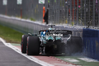 2024-06-08 - 18 STROLL Lance (can), Aston Martin F1 Team AMR24, action during the Formula 1 AWS Grand Prix du Canada 2024, 9th round of the 2024 Formula One World Championship from June 07 to 09, 2024 on the Circuit Gilles Villeneuve, in Montréal, Canada - F1 - CANADIAN GRAND PRIX 2024 - FORMULA 1 - MOTORS