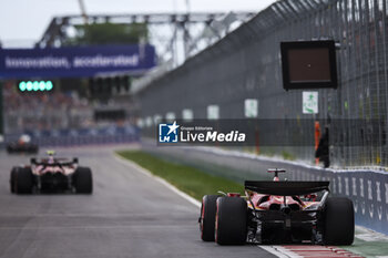 2024-06-08 - 16 LECLERC Charles (mco), Scuderia Ferrari SF-24, action and 55 SAINZ Carlos (spa), Scuderia Ferrari SF-24, action during the Formula 1 AWS Grand Prix du Canada 2024, 9th round of the 2024 Formula One World Championship from June 07 to 09, 2024 on the Circuit Gilles Villeneuve, in Montréal, Canada - F1 - CANADIAN GRAND PRIX 2024 - FORMULA 1 - MOTORS