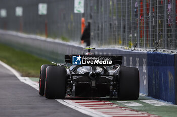 2024-06-08 - 27 HULKENBERG Nico (ger), Haas F1 Team VF-24 Ferrari, action during the Formula 1 AWS Grand Prix du Canada 2024, 9th round of the 2024 Formula One World Championship from June 07 to 09, 2024 on the Circuit Gilles Villeneuve, in Montréal, Canada - F1 - CANADIAN GRAND PRIX 2024 - FORMULA 1 - MOTORS