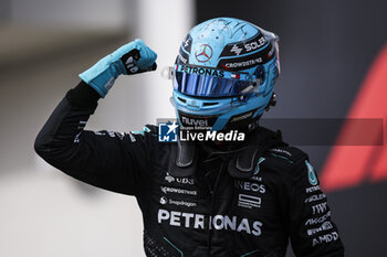 2024-06-08 - RUSSELL George (gbr), Mercedes AMG F1 Team W15, portrait during the Formula 1 AWS Grand Prix du Canada 2024, 9th round of the 2024 Formula One World Championship from June 07 to 09, 2024 on the Circuit Gilles Villeneuve, in Montréal, Canada - F1 - CANADIAN GRAND PRIX 2024 - FORMULA 1 - MOTORS