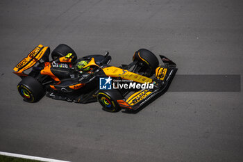 2024-06-08 - 04 NORRIS Lando (gbr), McLaren F1 Team MCL38, action during the Formula 1 AWS Grand Prix du Canada 2024, 9th round of the 2024 Formula One World Championship from June 07 to 09, 2024 on the Circuit Gilles Villeneuve, in Montréal, Canada - F1 - CANADIAN GRAND PRIX 2024 - FORMULA 1 - MOTORS