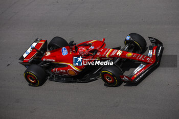 2024-06-08 - 16 LECLERC Charles (mco), Scuderia Ferrari SF-24, action during the Formula 1 AWS Grand Prix du Canada 2024, 9th round of the 2024 Formula One World Championship from June 07 to 09, 2024 on the Circuit Gilles Villeneuve, in Montréal, Canada - F1 - CANADIAN GRAND PRIX 2024 - FORMULA 1 - MOTORS