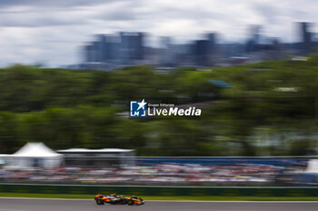 2024-06-08 - 04 NORRIS Lando (gbr), McLaren F1 Team MCL38, action during the Formula 1 AWS Grand Prix du Canada 2024, 9th round of the 2024 Formula One World Championship from June 07 to 09, 2024 on the Circuit Gilles Villeneuve, in Montréal, Canada - F1 - CANADIAN GRAND PRIX 2024 - FORMULA 1 - MOTORS