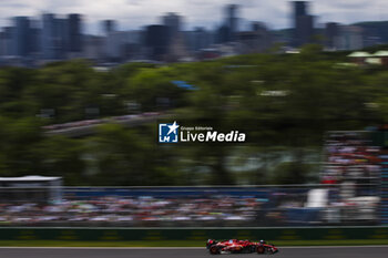 2024-06-08 - 16 LECLERC Charles (mco), Scuderia Ferrari SF-24, action during the Formula 1 AWS Grand Prix du Canada 2024, 9th round of the 2024 Formula One World Championship from June 07 to 09, 2024 on the Circuit Gilles Villeneuve, in Montréal, Canada - F1 - CANADIAN GRAND PRIX 2024 - FORMULA 1 - MOTORS