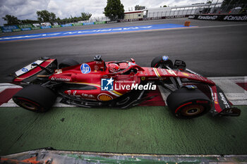 2024-06-08 - 16 LECLERC Charles (mco), Scuderia Ferrari SF-24, action during the Formula 1 AWS Grand Prix du Canada 2024, 9th round of the 2024 Formula One World Championship from June 07 to 09, 2024 on the Circuit Gilles Villeneuve, in Montréal, Canada - F1 - CANADIAN GRAND PRIX 2024 - FORMULA 1 - MOTORS