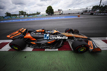 2024-06-08 - 81 PIASTRI Oscar (aus), McLaren F1 Team MCL38, action during the Formula 1 AWS Grand Prix du Canada 2024, 9th round of the 2024 Formula One World Championship from June 07 to 09, 2024 on the Circuit Gilles Villeneuve, in Montréal, Canada - F1 - CANADIAN GRAND PRIX 2024 - FORMULA 1 - MOTORS