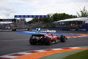 2024-06-08 - 16 LECLERC Charles (mco), Scuderia Ferrari SF-24, action during the Formula 1 AWS Grand Prix du Canada 2024, 9th round of the 2024 Formula One World Championship from June 07 to 09, 2024 on the Circuit Gilles Villeneuve, in Montréal, Canada - F1 - CANADIAN GRAND PRIX 2024 - FORMULA 1 - MOTORS