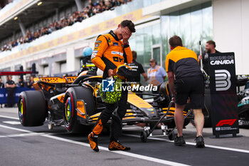 2024-06-08 - NORRIS Lando (gbr), McLaren F1 Team MCL38, portrait during the Formula 1 AWS Grand Prix du Canada 2024, 9th round of the 2024 Formula One World Championship from June 07 to 09, 2024 on the Circuit Gilles Villeneuve, in Montréal, Canada - F1 - CANADIAN GRAND PRIX 2024 - FORMULA 1 - MOTORS