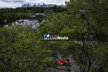 2024-06-08 - 16 LECLERC Charles (mco), Scuderia Ferrari SF-24, action during the Formula 1 AWS Grand Prix du Canada 2024, 9th round of the 2024 Formula One World Championship from June 07 to 09, 2024 on the Circuit Gilles Villeneuve, in Montréal, Canada - F1 - CANADIAN GRAND PRIX 2024 - FORMULA 1 - MOTORS